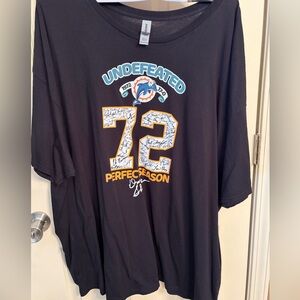 Miami Dolphins Undefeated 72 "Perfect Season" Graphic Tee - Black